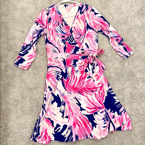 lilly pulitzer emilia wrap dress